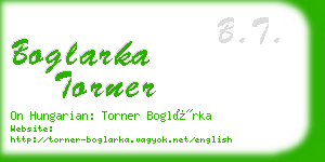 boglarka torner business card